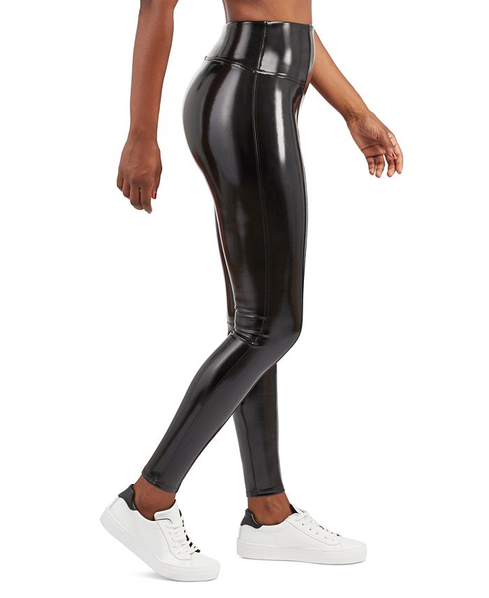 Spanx Faux Leather Leggings in Petite, Groovy's, Spanx