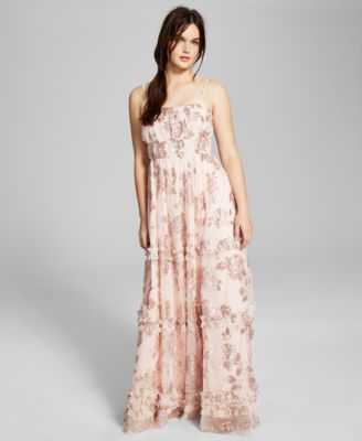 macy's floral prom dress