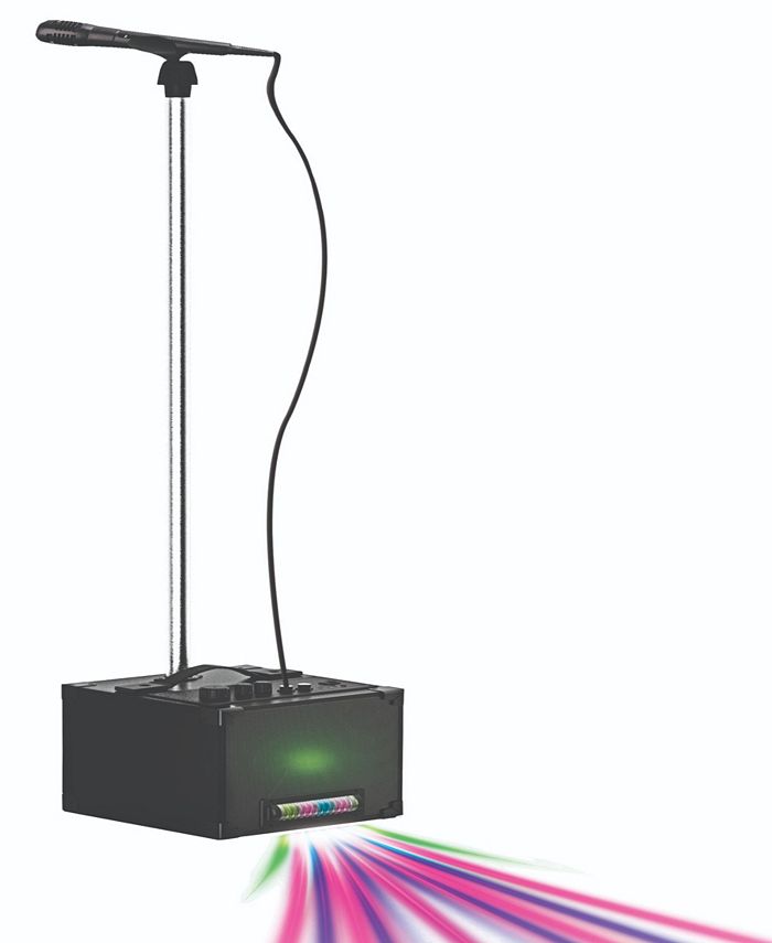 macys.com | Brookstone Karaoke Speaker with Microphone Stand and Microphone