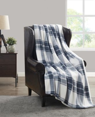 Cozy Teddy Plaid Blanket, King