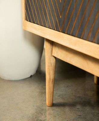 TV Console with Sliding Doors