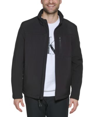 calvin klein water resistant shell wind protection jacket