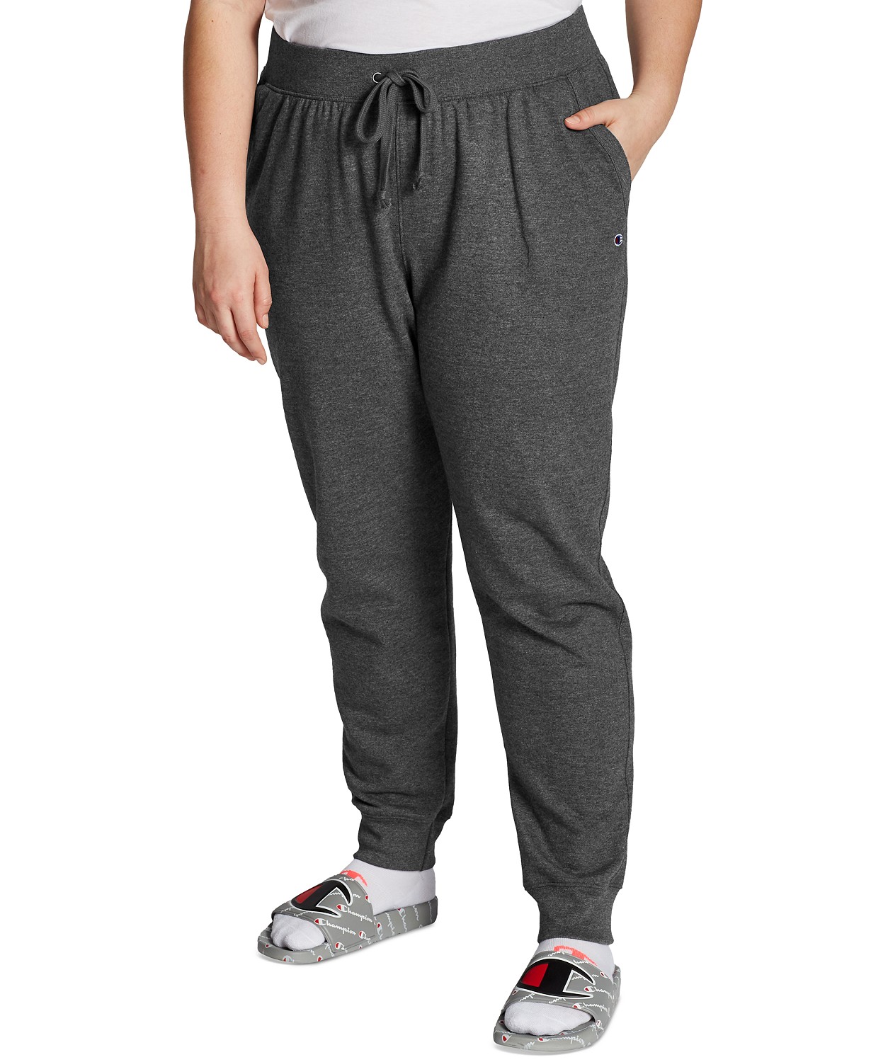 Plus Size Power-Blend Pull-On Jogger Pants