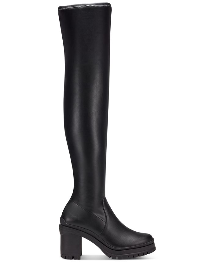 Bar III Women's Fernn Platform OverTheKnee Boots, Created for Macy's