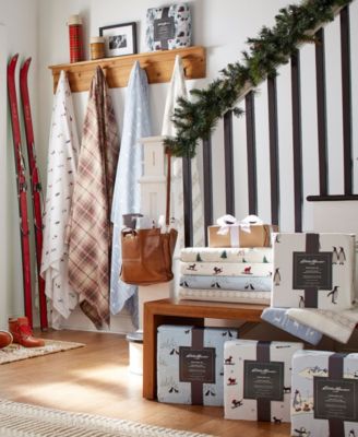 Printed Cotton Flannel 4-Pc. Sheet Set, Queen