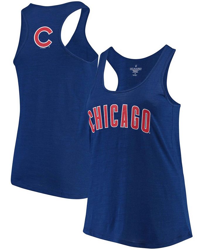Soft As A Grape Women's Royal Chicago Cubs Swing For The Fences ...