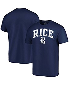 Men's Branded Navy Rice Owls Campus T-shirt