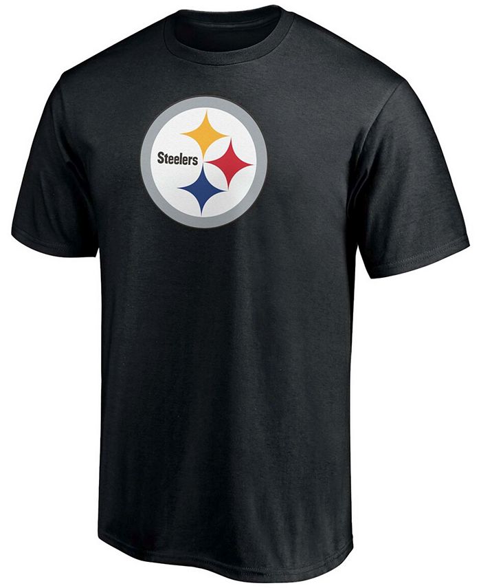 Fanatics Men's Black Pittsburgh Steelers Primary Team Logo Tshirt Macy's
