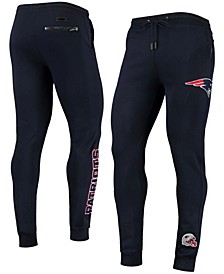Men's Navy New England Patriots Logo Jogger Pants