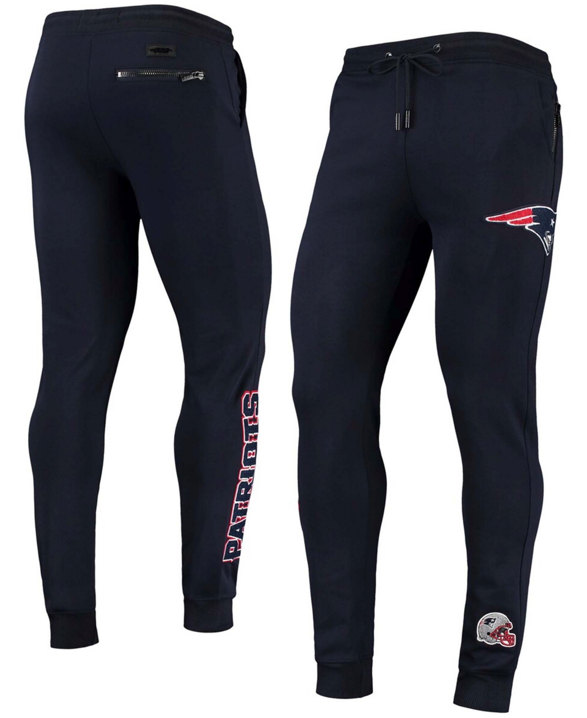 Men's Navy New England Patriots Logo Jogger Pants - Navy