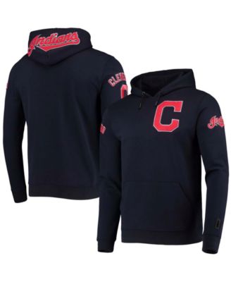 Men's Navy Cleveland Guardians Team Logo Pullover Hoodie