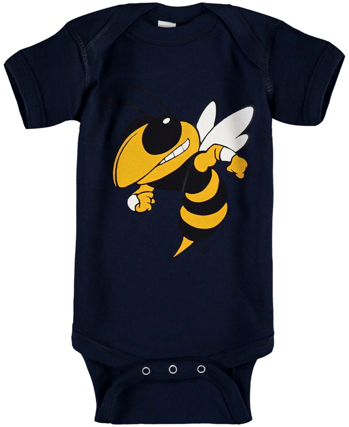 Infant Boys and GirlsGa Tech Yellow Jackets Big Logo Bodysuit - Navy