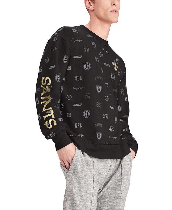 Tommy Hilfiger Men's Black New Orleans Saints Reid Graphic Pullover  Sweatshirt - Macy's