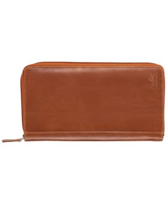 Men's Casablanca Collection Deluxe Zippered Passport and Travel Organizer