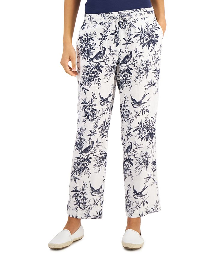 Charter club linen pants hotsell