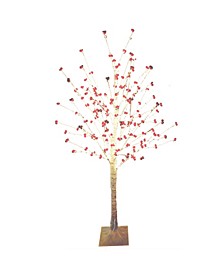 4' Berry with Branch Fairy LED Twig Tree