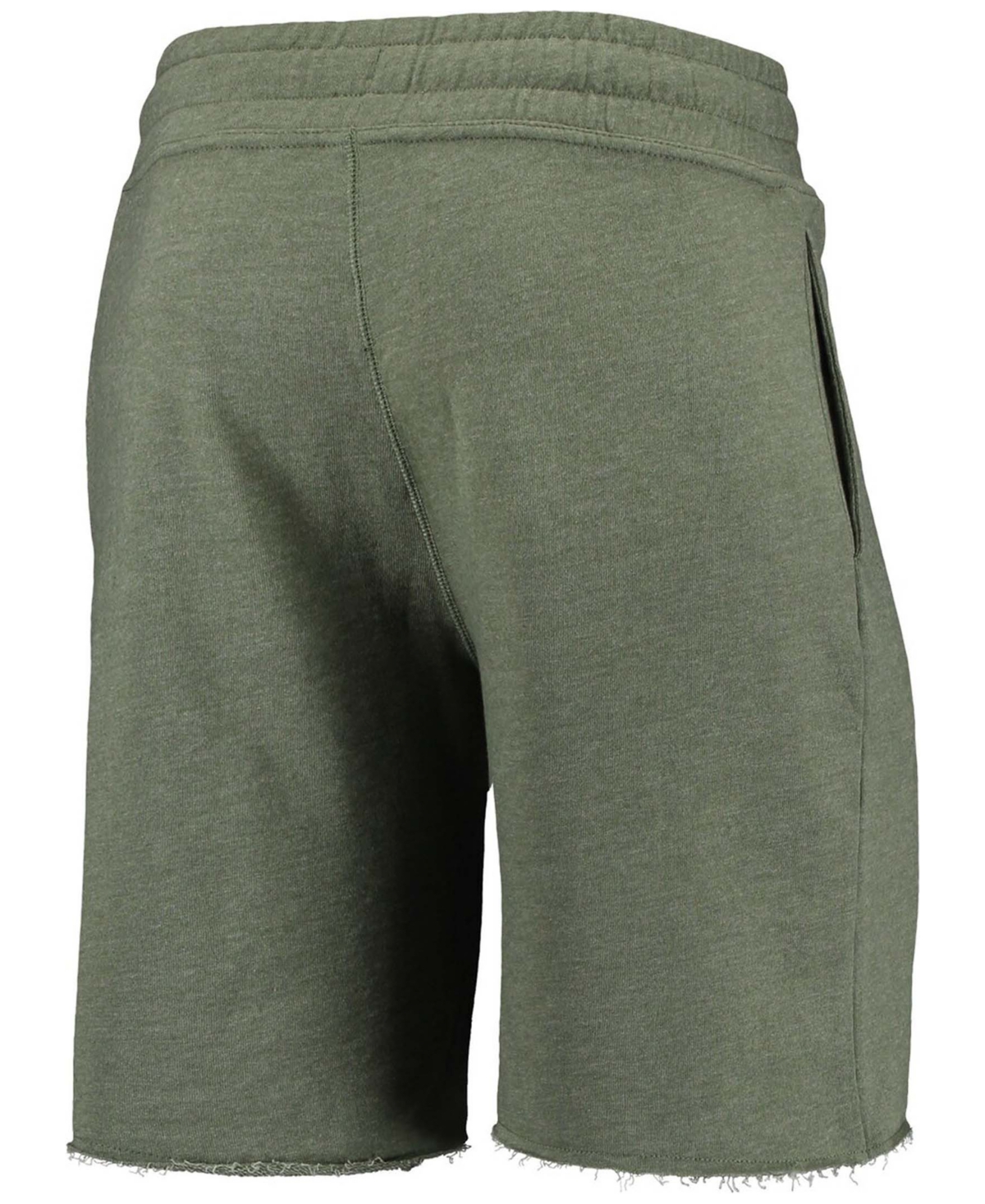 Shop Concepts Sport Men's Milwaukee Brewers Mainstream Tri-blend Shorts In Olive