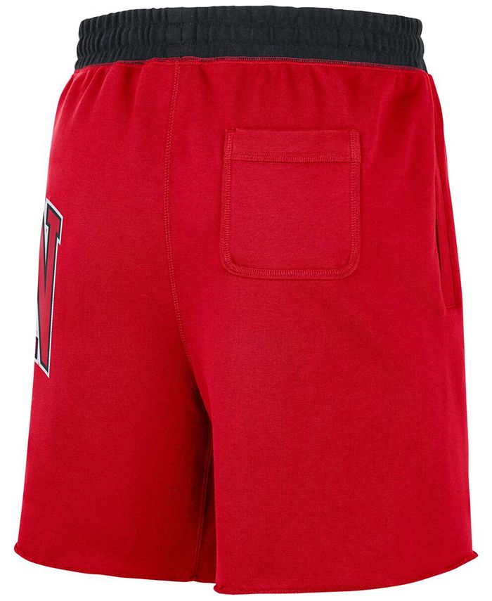 Nike - Men's Red Houston Rockets 75th Anniversary Courtside Fleece Shorts