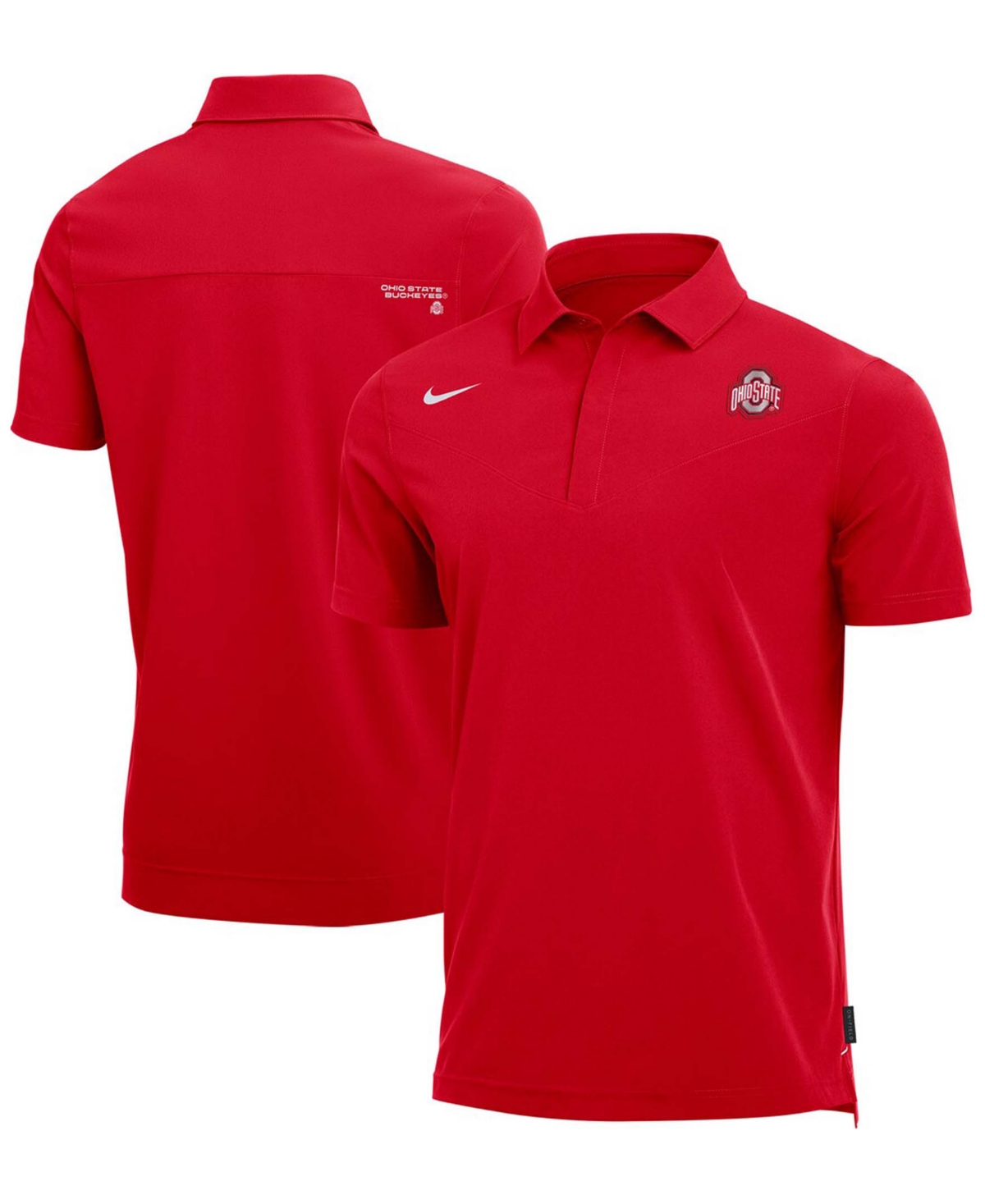 Nike Men's Scarlet Ohio State Buckeyes 2021 Coaches Performance Polo
