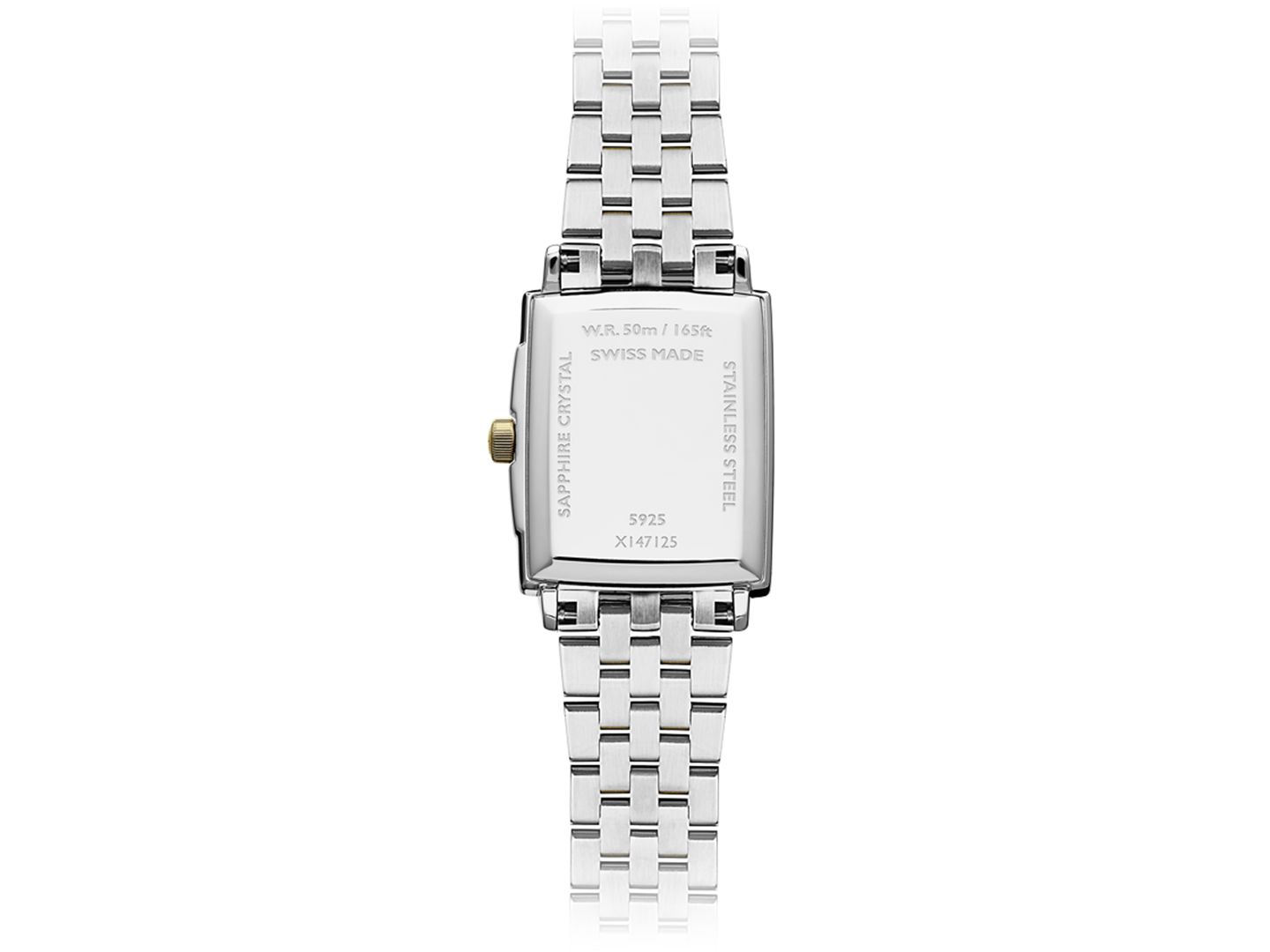 Женские часы Raymond Weil Swiss Toccata Diamond (1/5 ct. t.w.) Two-Tone Stainless Steel Bracelet Watch 22.6x28.1mm — фото 3