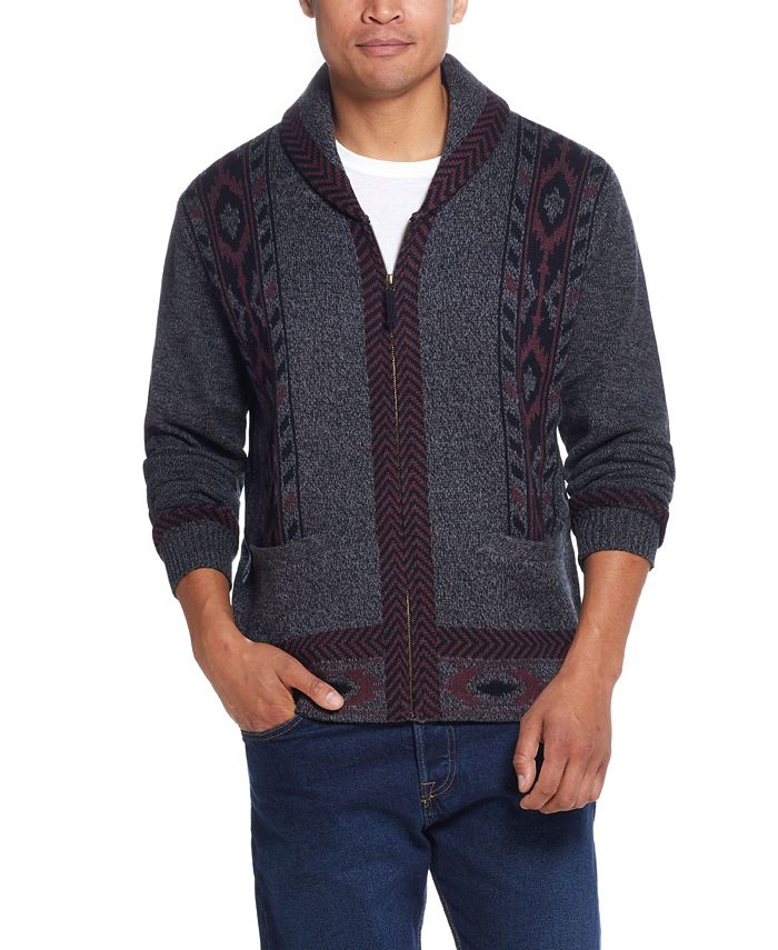 Weatherproof Vintage Men's Full Zip Cardigan Sweater - Macy's
