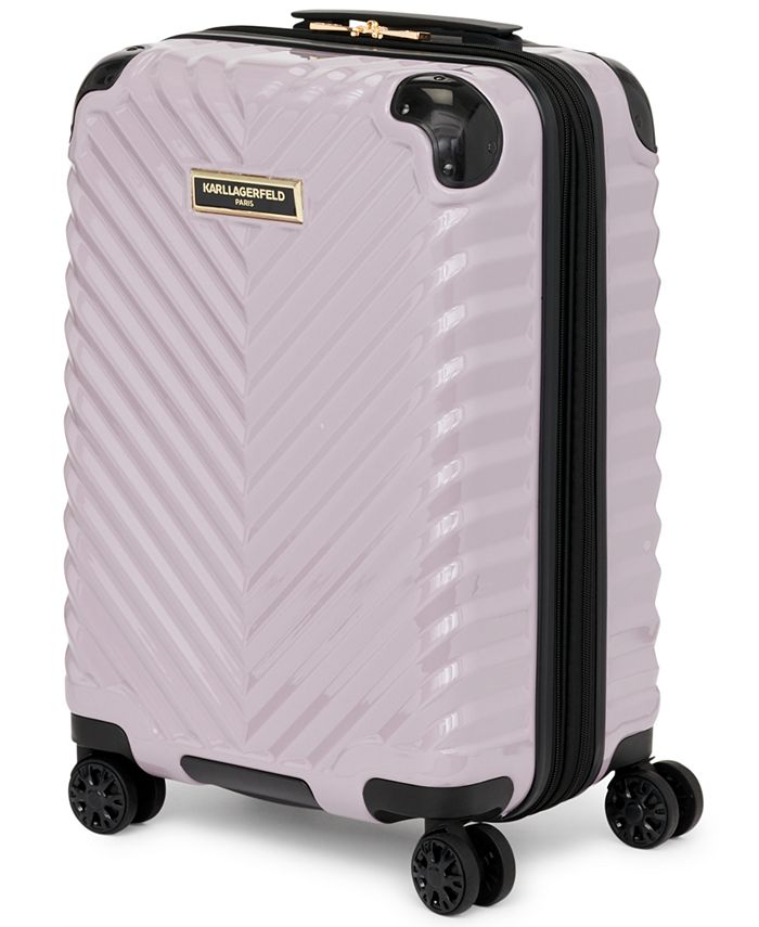 KARL LAGERFELD PARIS Karl Lagerfeld Chevron 21" Hardside CarryOn