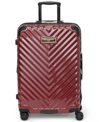 Karl Lagerfeld Chevron 25"  Hardside Spinner