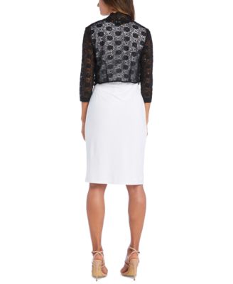 Scalloped Sequin Lace Bolero