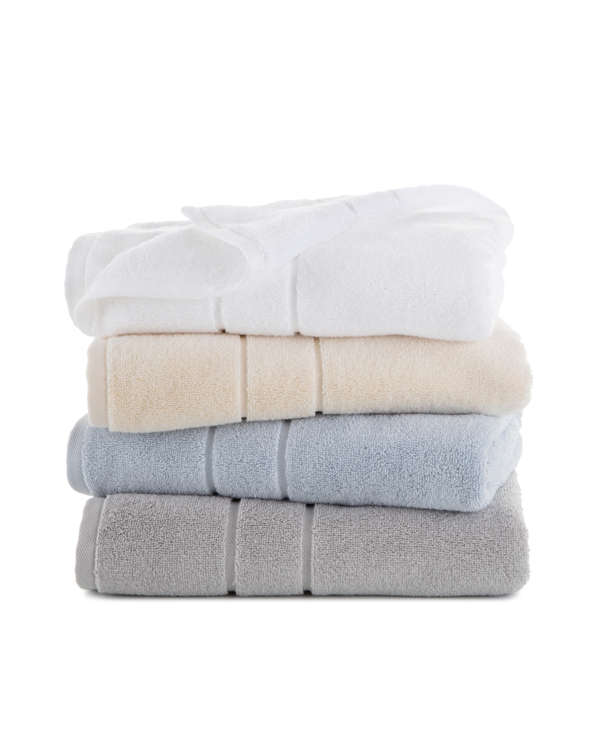 Shop Clean Design Home X Martex Low Lint 2 Pack Supima Cotton Bath Towels In Blue
