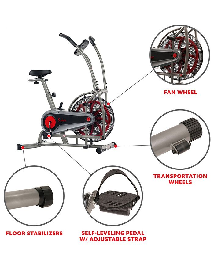 sunny health and fitness fan bike