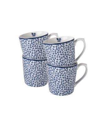 Blueprint Collectables 17 Oz Floris Mugs in Gift Box, Set of 4