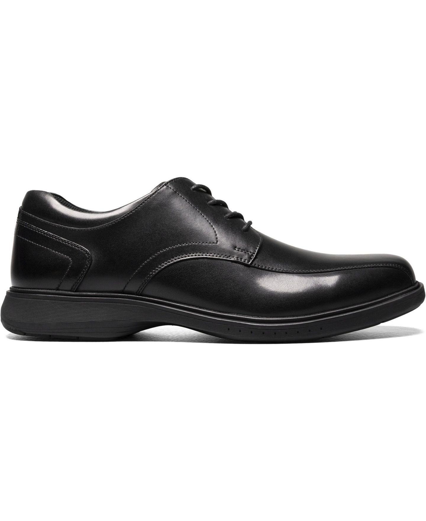 Мужские туфли Nunn Bush Kore Pro Bicycle Toe Oxford with Slip-Resistant Comfort Technology, цвет: Чёрный — фото 2