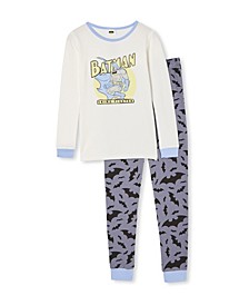 Toddler Boys Ethan Long Sleeve Licensed Pyjama Set, 2 Piece 