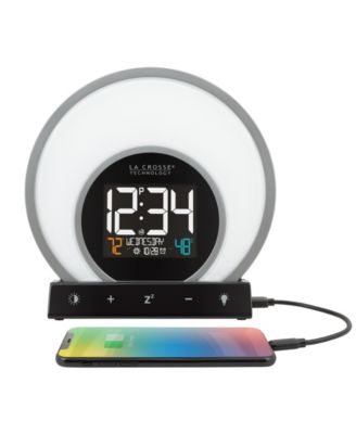 La Crosse Technology Soluna C79141 Mood Light Alarm Clock with Temperature Humidity