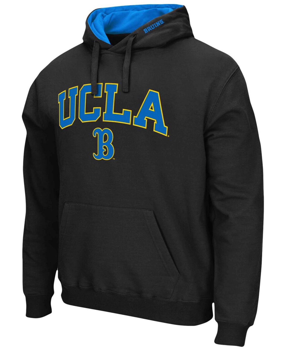 Colosseum Men's Ucla Bruins Arch Logo 3.0 Pullover Hoodie In Gold