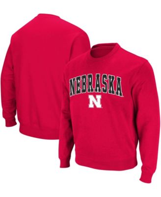 Men's Nebraska Huskers Arch & Logo Pullover Sweatshirt