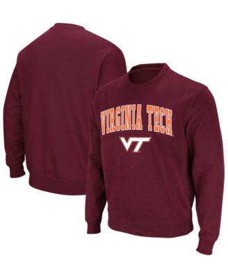 Men's Virginia Tech Hokies Arch and Logo Crew Neck Sweatshirt