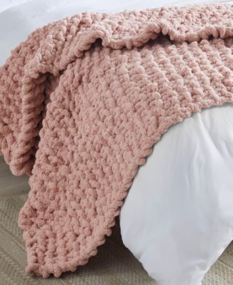 Chunky-Knit Chenille Throw, 50" x 60"