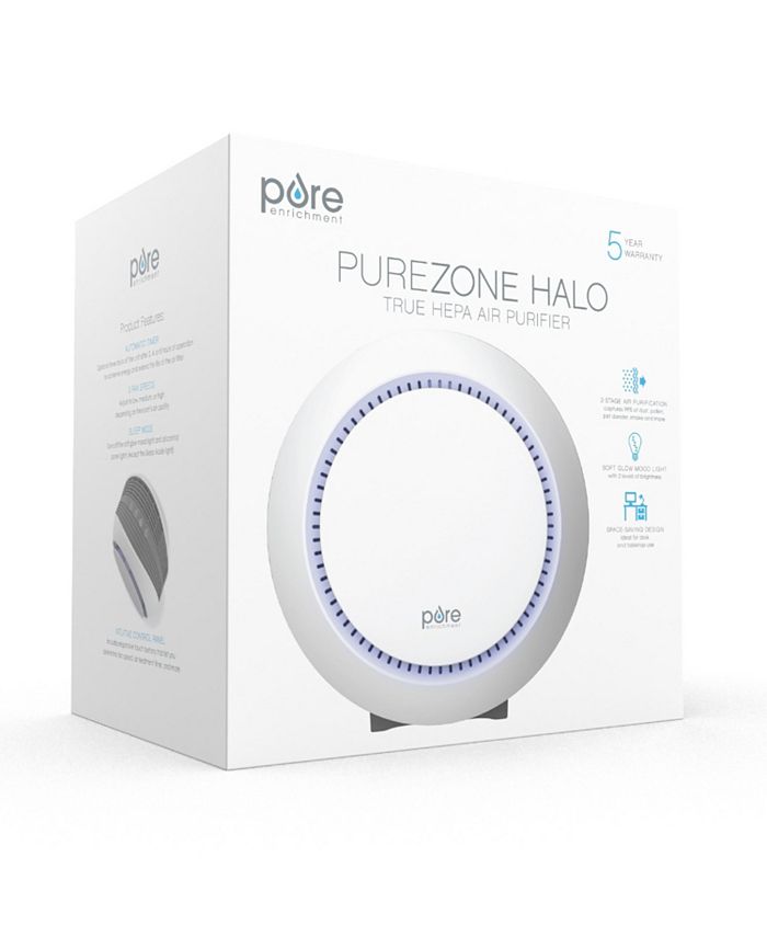 Pure Enrichment PureZone Halo True HEPA Air Purifier Macy's