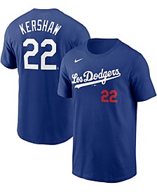 Men's Los Angeles Dodgers 2021 City Connect Name & Number T-Shirt - Clayton Kershaw 