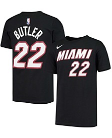 Youth Miami Heat Logo Name & Number Performance T-Shirt - Jimmy Butler 