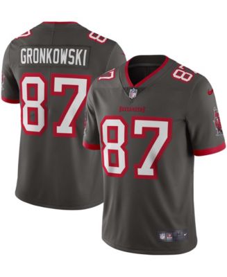 Rob Gronkowski Signed Tampa Bay Buccaneers Nike Limited Gray NFL Jersey