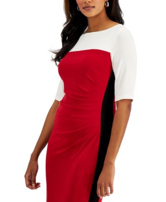 macys color block dress