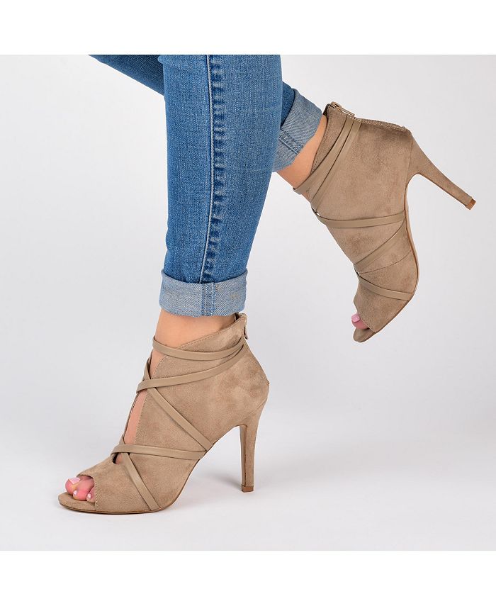 journee collection samara strappy bootie