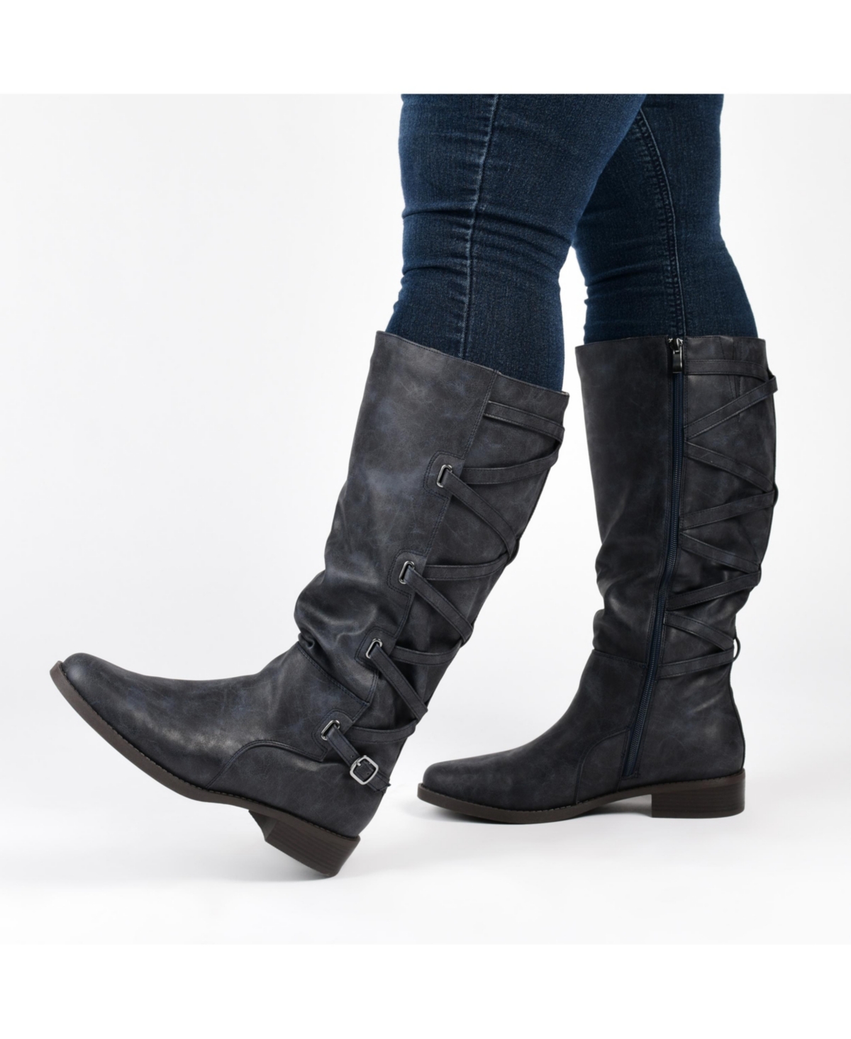 Journee Collection Women's Carly Extra Wide Calf Boots