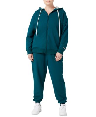 plus size fila sweat suit