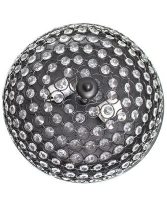 Crystal Glam 2 Light Ceiling Flush Mount