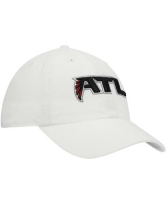 Men's White Atlanta Falcons Clean Up Adjustable Hat