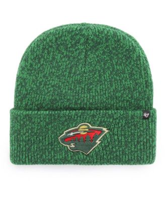 47 Brand Men's Green Minnesota Wild Brain Freeze Cuffed Knit