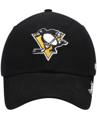 Women's Black Pittsburgh Penguins Team Miata Clean Up Adjustable Hat